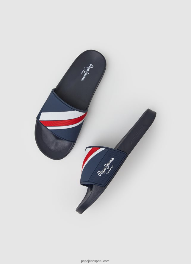 hombres chanclas de playa con textura deslizante Pepe Jeans 44JTZ1264 Armada - Imagen 2