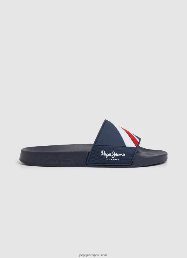 hombres chanclas de playa con textura deslizante Pepe Jeans 44JTZ1264 Armada - Imagen 1