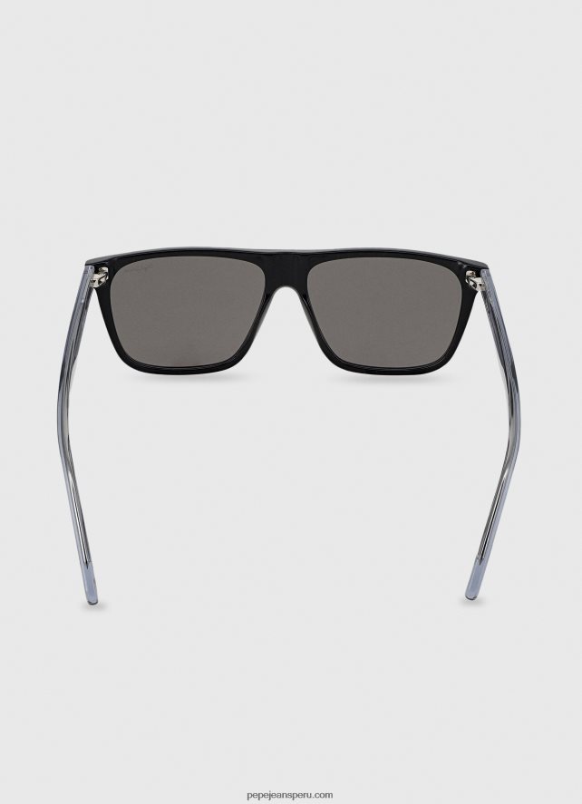 hombres gafas de sol de gran tamaño Pepe Jeans 44JTZ1302 piedra negra - Imagen 4