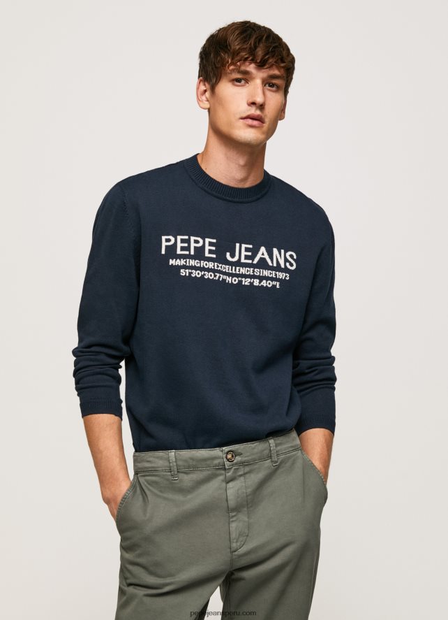 hombres jersey con cuello redondo de plutón Pepe Jeans 44JTZ850 dulwich - Imagen 3