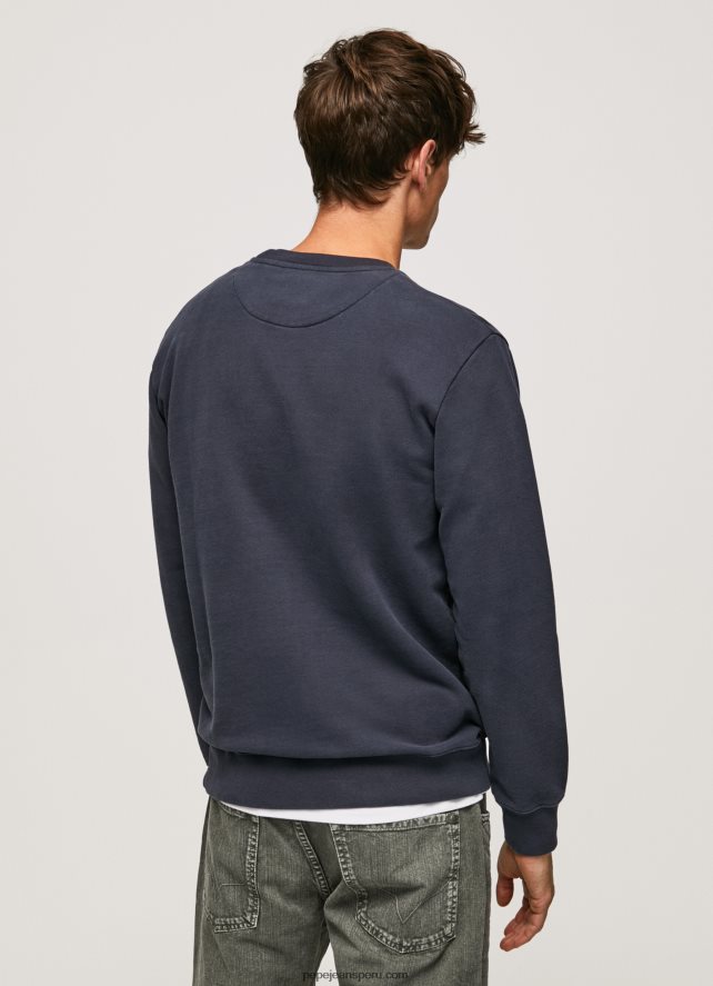 hombres jersey de algodón con cuello redondo Pepe Jeans 44JTZ873 dulwich - Imagen 4