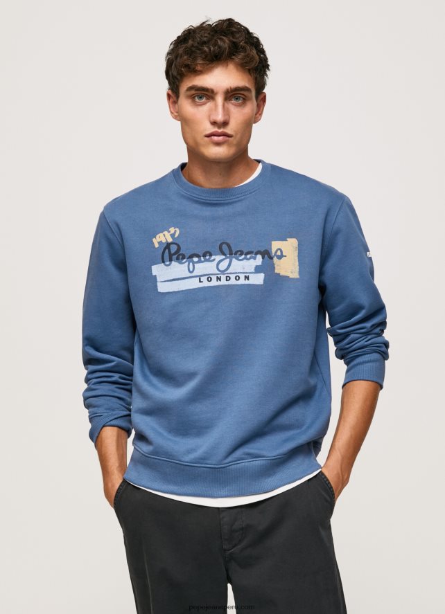 hombres jersey de algodón con cuello redondo Pepe Jeans 44JTZ881 ozzy - Imagen 3