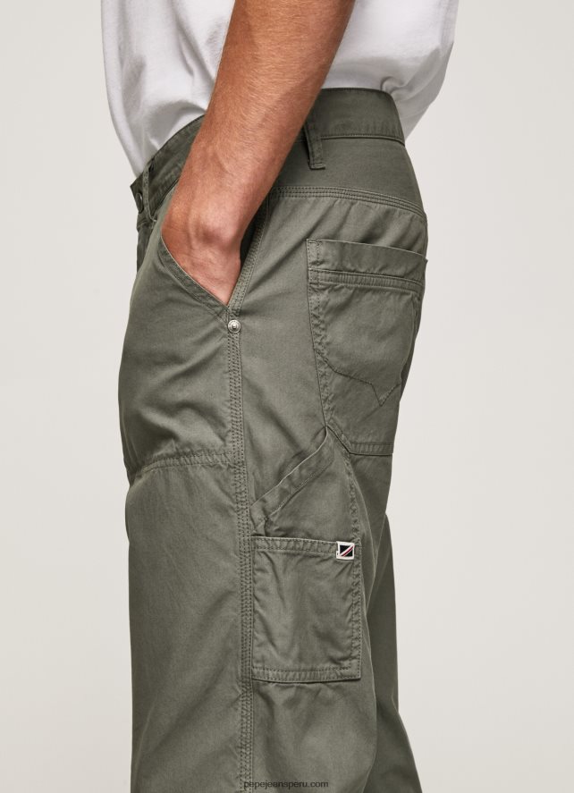 hombres pantalones cargo de trabajador de newton Pepe Jeans 44JTZ1122 fundición - Imagen 5
