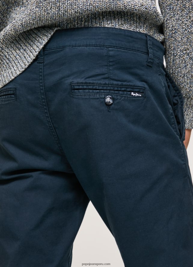 hombres pantalones chinos charly de corte slim Pepe Jeans 44JTZ1104 dulwich - Imagen 4