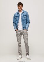 hombres pantalones de chándal regulares stanley Pepe Jeans 44JTZ1101 argén
