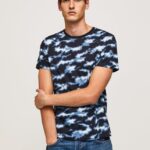 hombres playera con estampado militar Pepe Jeans 44JTZ922 ozzy
