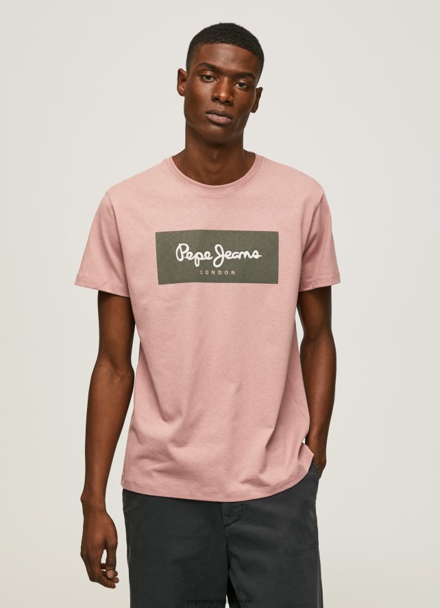 hombres_playera_con_logo_bordado_pepe_jeans_44jtz926_lejia_rosa.jpg hombres playera con logo bordado Pepe Jeans 44JTZ926 lejía rosa - Imagen 1