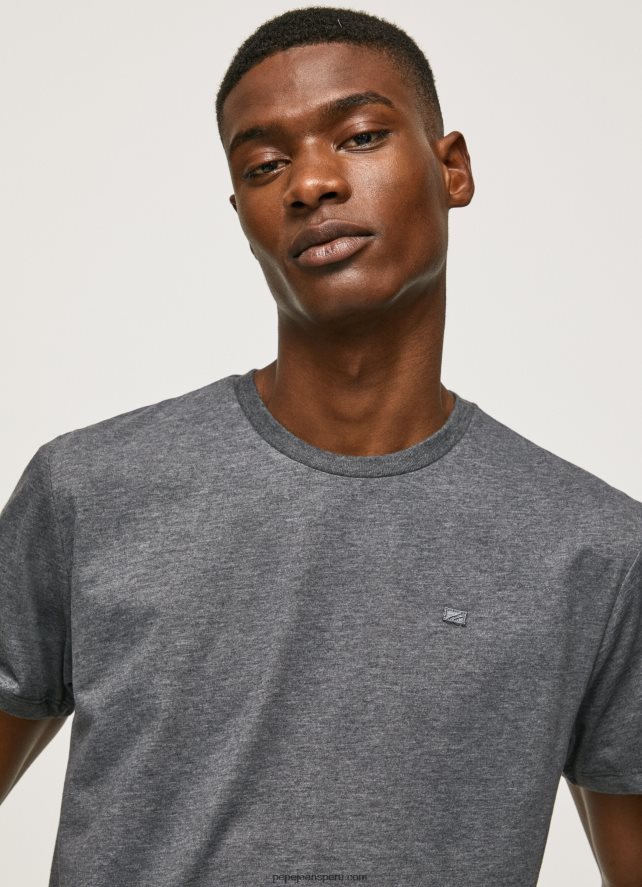 hombres_playera_con_logo_bordado_pepe_jeans_44jtz976_negro_lavado.jpg hombres playera con logo bordado Pepe Jeans 44JTZ976 negro lavado - Imagen 1