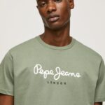 hombres playera con logo estampado Pepe Jeans 44JTZ920 fundición