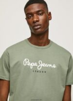 hombres playera con logo estampado Pepe Jeans 44JTZ920 fundición