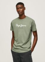 hombres playera con logo estampado Pepe Jeans 44JTZ920 fundición - Imagen 3