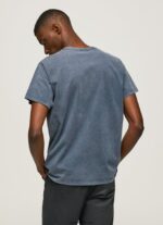 hombres playera con logo estampado Pepe Jeans 44JTZ948 dulwich - Imagen 4