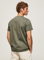 hombres playera con logo estampado Pepe Jeans 44JTZ949 fundición - Imagen 4