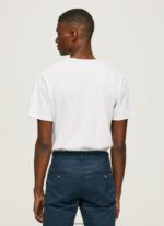hombres playera con logo estampado Pepe Jeans 44JTZ953 blanco - Imagen 4