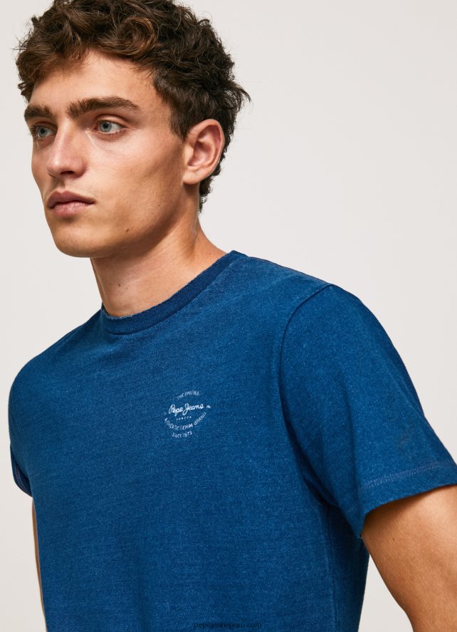 hombres_playera_con_logo_estampado_pepe_jeans_44jtz968_indigo.jpg hombres playera con logo estampado Pepe Jeans 44JTZ968 índigo - Imagen 1