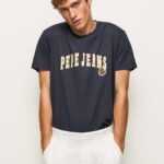 hombres playera con logo estampado Pepe Jeans 44JTZ969 dulwich