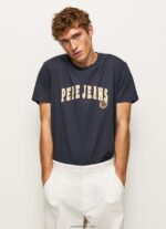 hombres playera con logo estampado Pepe Jeans 44JTZ969 dulwich
