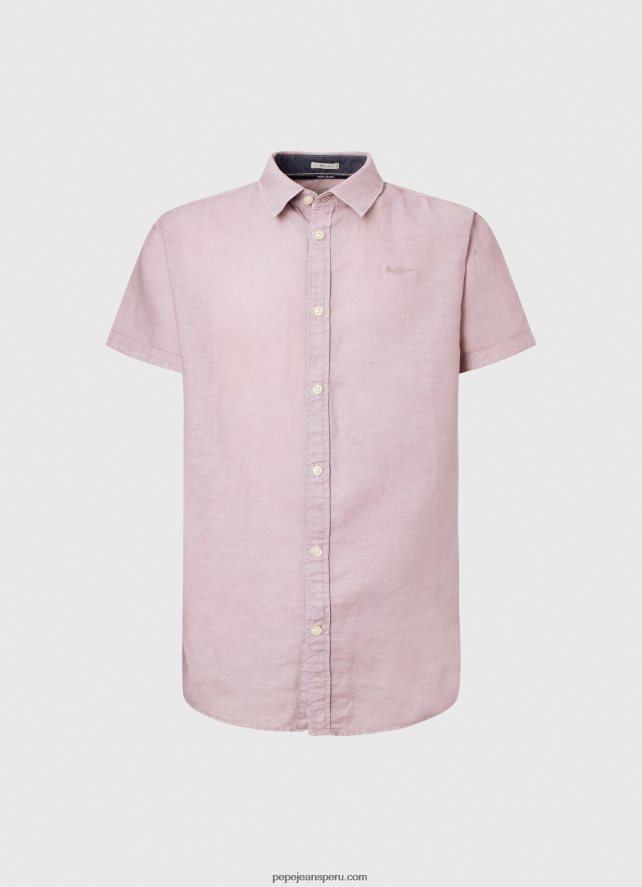 hombres playera de manga corta parker Pepe Jeans 44JTZ1058 lejía rosa - Imagen 5