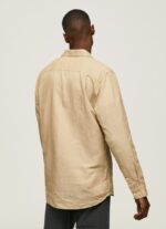 hombres playera de manga larga parker Pepe Jeans 44JTZ1039 camello - Imagen 5