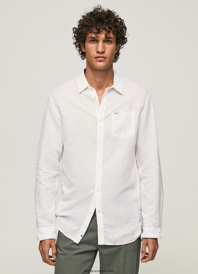 hombres_playera_de_manga_larga_parker_pepe_jeans_44jtz1073_blanco.jpg hombres playera de manga larga parker Pepe Jeans 44JTZ1073 blanco - Imagen 1