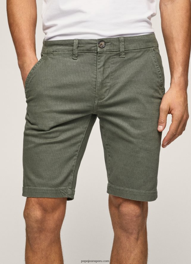 hombres shorts chinos charly de corte slim Pepe Jeans 44JTZ1130 fundición - Imagen 3