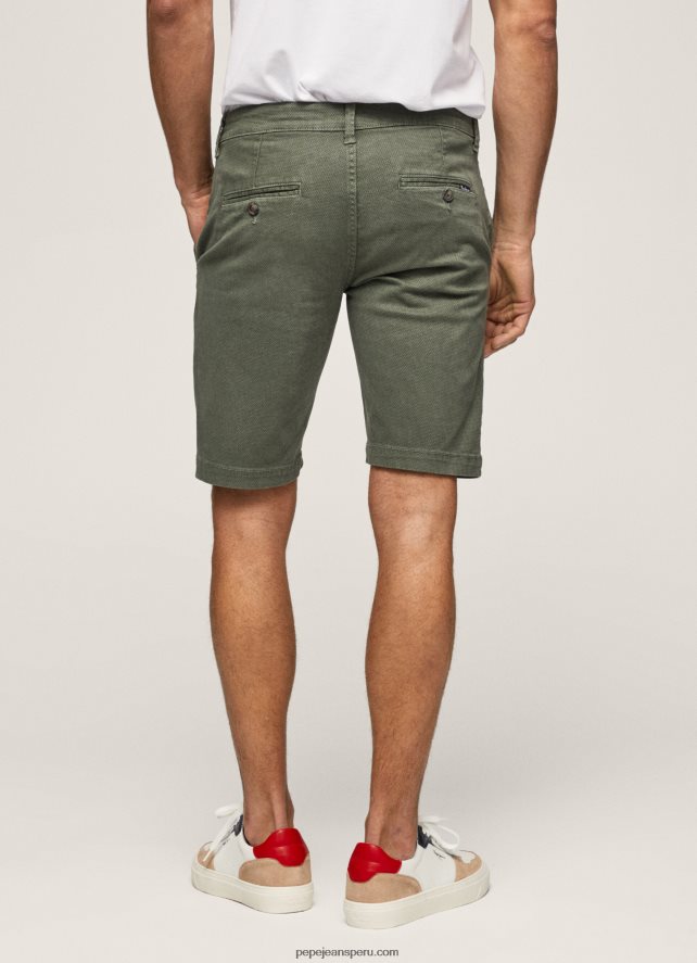 hombres shorts chinos charly de corte slim Pepe Jeans 44JTZ1130 fundición - Imagen 4