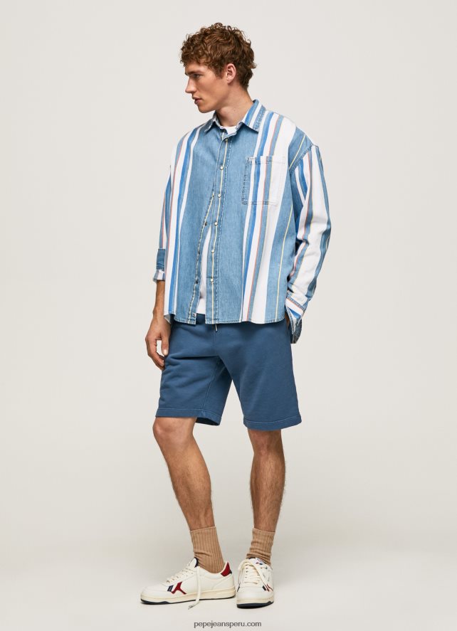 hombres sobrecamisa vaquera oversize devon Pepe Jeans 44JTZ1021 mezclilla - Imagen 3