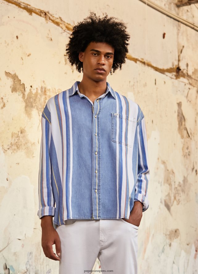 hombres_sobrecamisa_vaquera_oversize_devon_pepe_jeans_44jtz1021_mezclilla.jpg hombres sobrecamisa vaquera oversize devon Pepe Jeans 44JTZ1021 mezclilla - Imagen 1