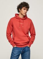 hombres suéter con capucha Pepe Jeans 44JTZ909 estudio rojo - Imagen 3