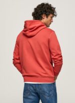 hombres suéter con capucha Pepe Jeans 44JTZ909 estudio rojo - Imagen 4