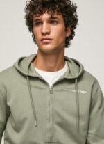 hombres suéter con logo y cremallera Pepe Jeans 44JTZ912 fundición - Imagen 3