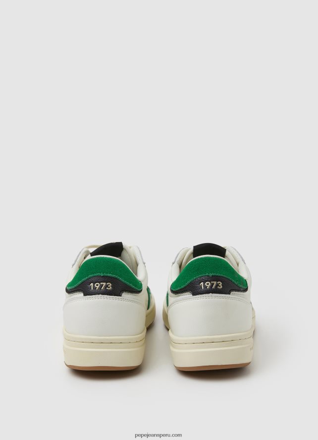 hombres tenis combinados kore vintage Pepe Jeans 44JTZ1166 hiedra - Imagen 4