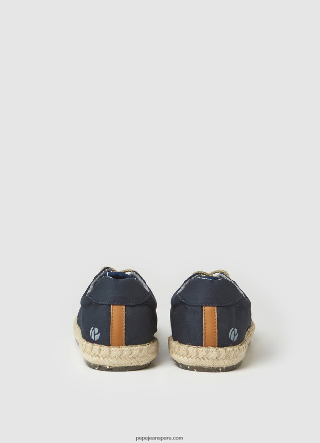 hombres tenis turisticos con entresuela de yute Pepe Jeans 44JTZ1252 Armada - Imagen 4