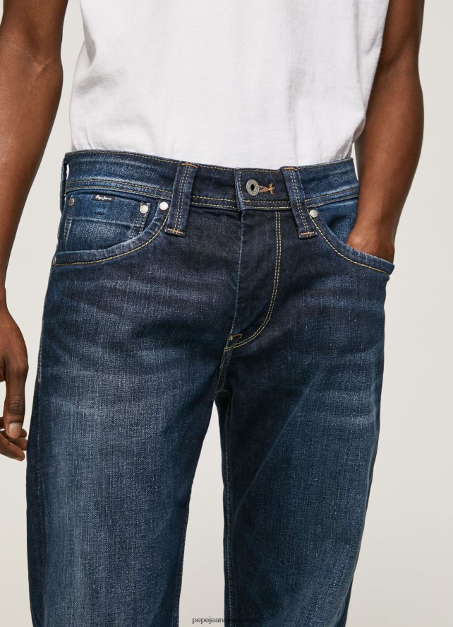 hombres vaqueros kingston con cremallera y cintura normal Pepe Jeans 44JTZ798 mezclilla - Imagen 3