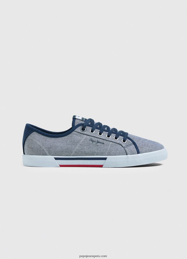 hombres_zapatillas_basicas_de_cambray_pepe_jeans_44jtz1240_cambray.jpg hombres zapatillas básicas de cambray Pepe Jeans 44JTZ1240 cambray - Imagen 1