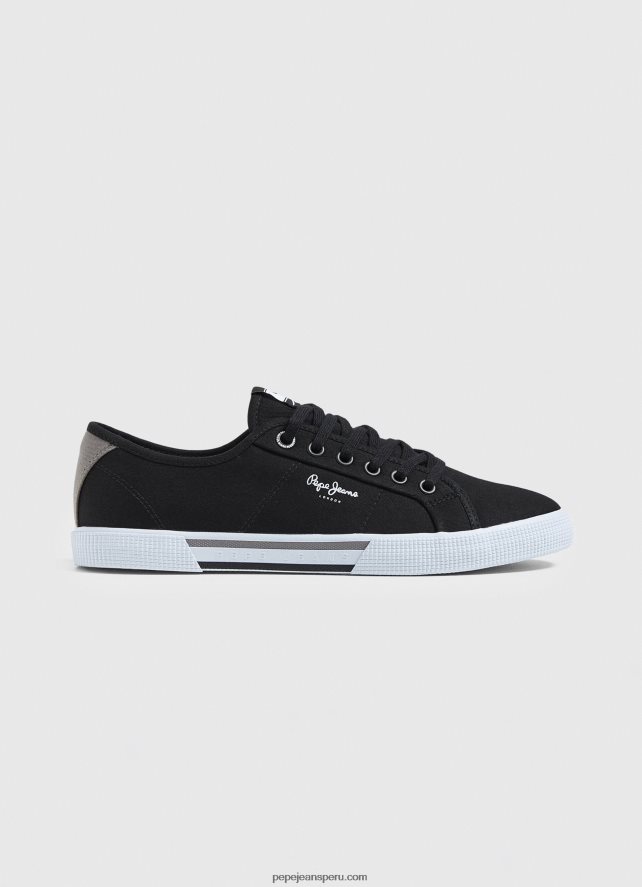 hombres_zapatillas_brady_basicas_pepe_jeans_44jtz1241_negro.jpg hombres zapatillas brady basicas Pepe Jeans 44JTZ1241 negro - Imagen 1