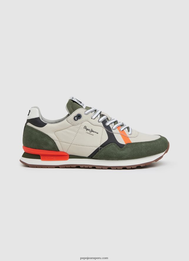 hombres_zapatillas_brit_combinadas_pepe_jeans_44jtz1185_verde_caqui.jpg hombres zapatillas brit combinadas Pepe Jeans 44JTZ1185 verde caqui - Imagen 1