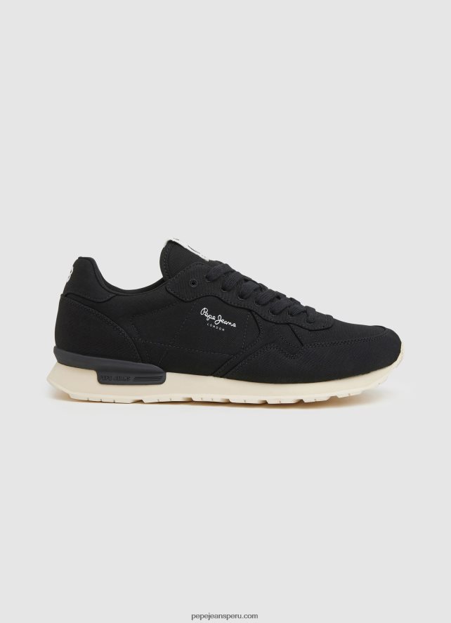 hombres_zapatillas_brit_man_eco_retro_pepe_jeans_44jtz1234_negro.jpg hombres zapatillas brit man eco retro Pepe Jeans 44JTZ1234 negro - Imagen 1