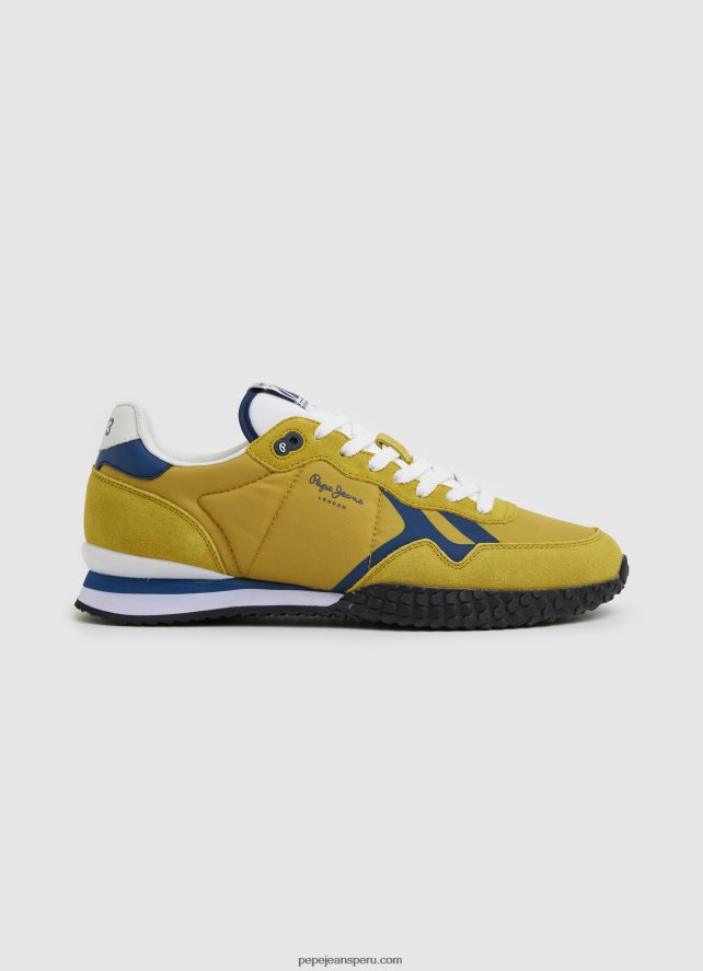 hombres_zapatillas_holland_combinadas_pepe_jeans_44jtz1232_amarillo.jpg hombres zapatillas holland combinadas Pepe Jeans 44JTZ1232 amarillo - Imagen 1