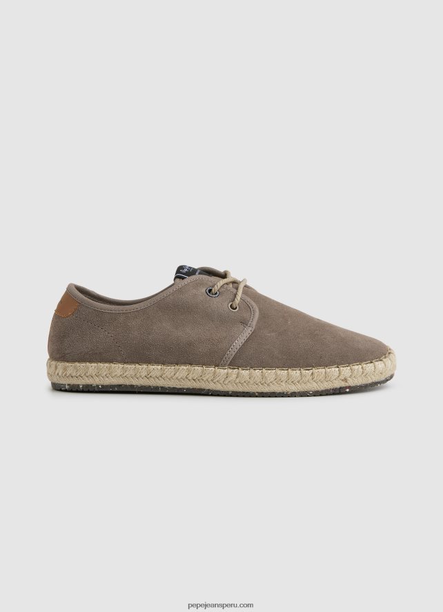 hombres zapatillas turisticas de piel clac Pepe Jeans 44JTZ1247 piedra oscura - Imagen 2