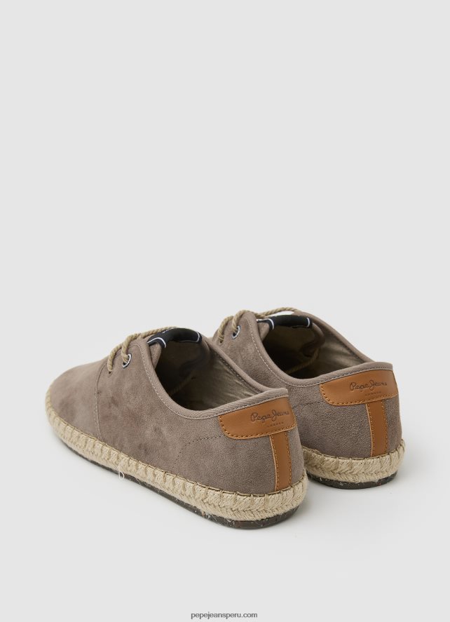 hombres zapatillas turisticas de piel clac Pepe Jeans 44JTZ1247 piedra oscura - Imagen 5