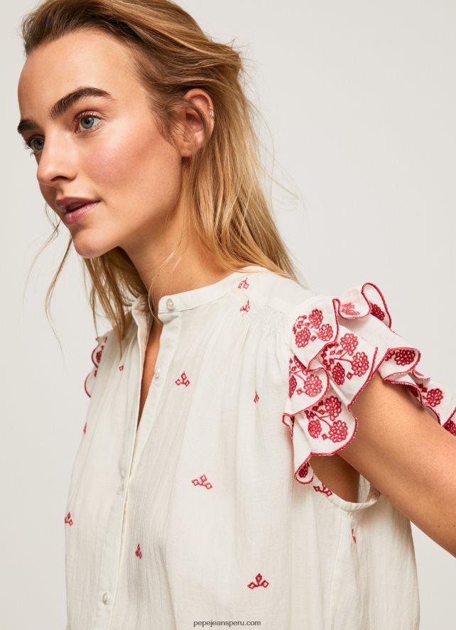mujer_blusa_mao_detalles_bordados_pepe_jeans_44jtz322_multi.jpg mujer blusa mao detalles bordados Pepe Jeans 44JTZ322 multi - Imagen 1