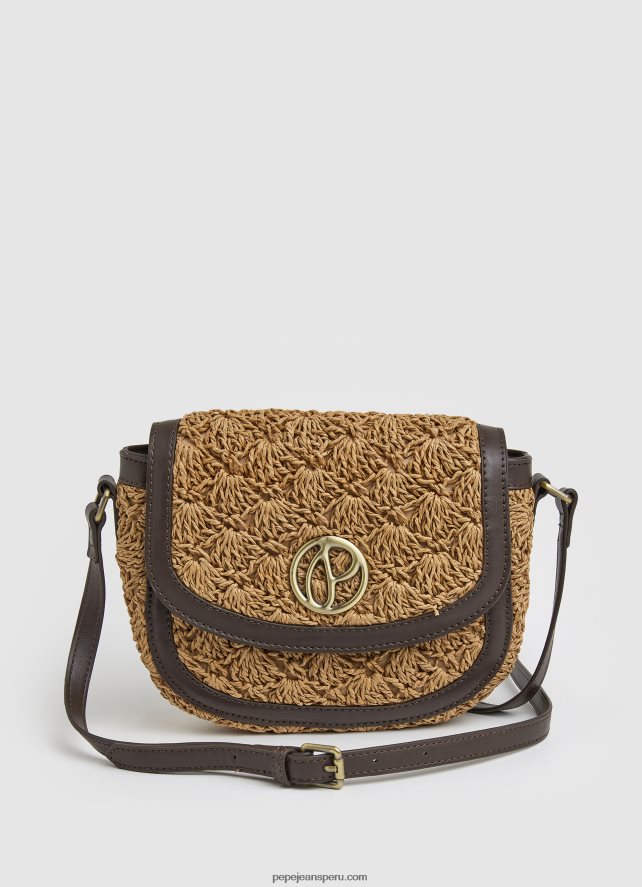 mujer bolsa de canasta de paja tejida Pepe Jeans 44JTZ743 dulwich - Imagen 4