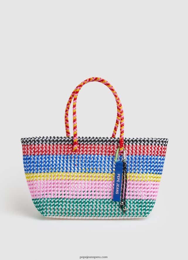 mujer_bolsa_de_plastico_tejida_pepe_jeans_44jtz721_bahia.jpg mujer bolsa de plástico tejida Pepe Jeans 44JTZ721 bahía - Imagen 1