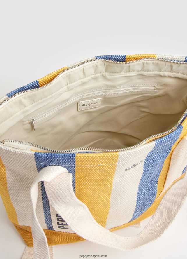 mujer Bolso 2 en 1 convertible en mochila Pepe Jeans 44JTZ736 suero de la leche - Imagen 3