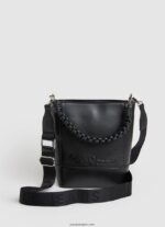 mujer bolso bombonera con doble asa Pepe Jeans 44JTZ732 negro
