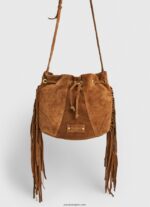 mujer bolso bombonera de ante Pepe Jeans 44JTZ724 camello - Imagen 2