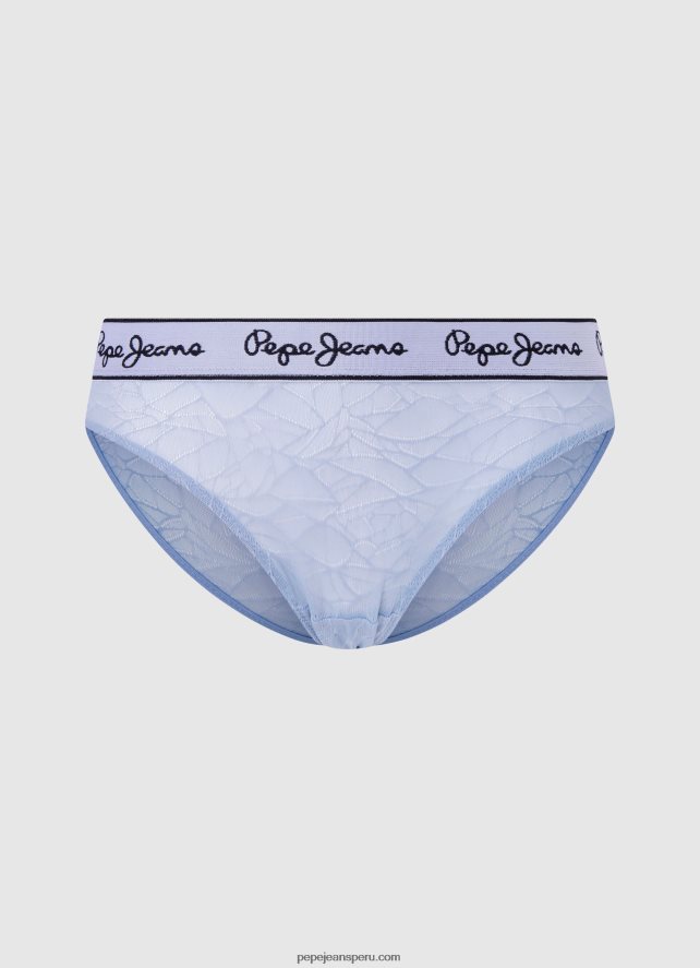 mujer bragas de tanga de malla Pepe Jeans 44JTZ554 desnudo claro - Imagen 3
