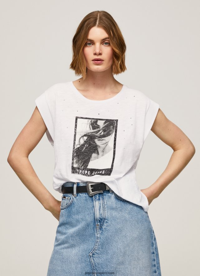 mujer_camiseta_con_estampado_de_foto_pepe_jeans_44jtz387_blanco.jpg mujer camiseta con estampado de foto Pepe Jeans 44JTZ387 blanco - Imagen 1