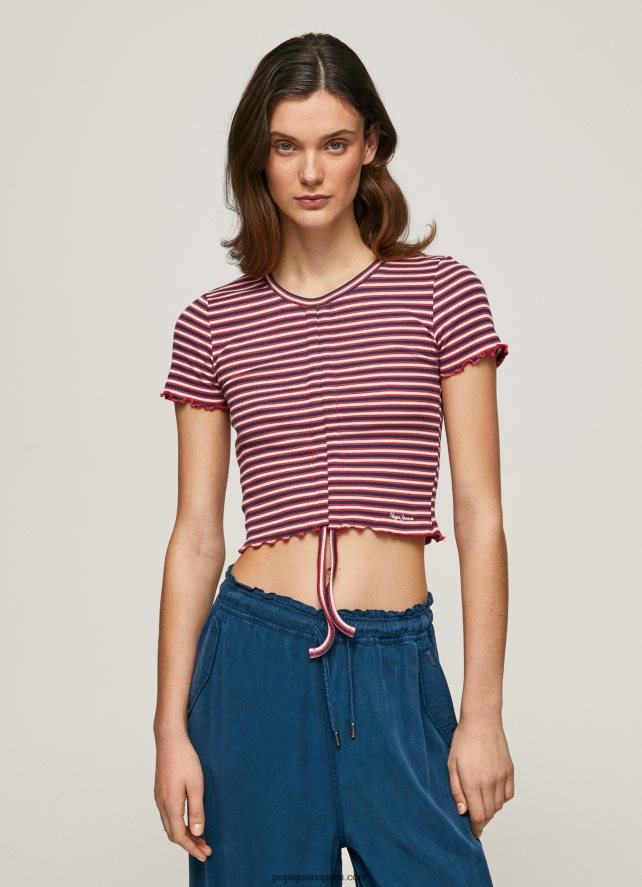 mujer_camiseta_con_estampado_de_rayas_pepe_jeans_44jtz442_multi.jpg mujer camiseta con estampado de rayas Pepe Jeans 44JTZ442 multi - Imagen 1